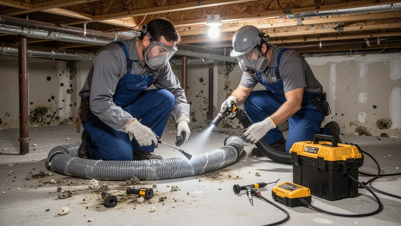Crawl Space Mold Removal